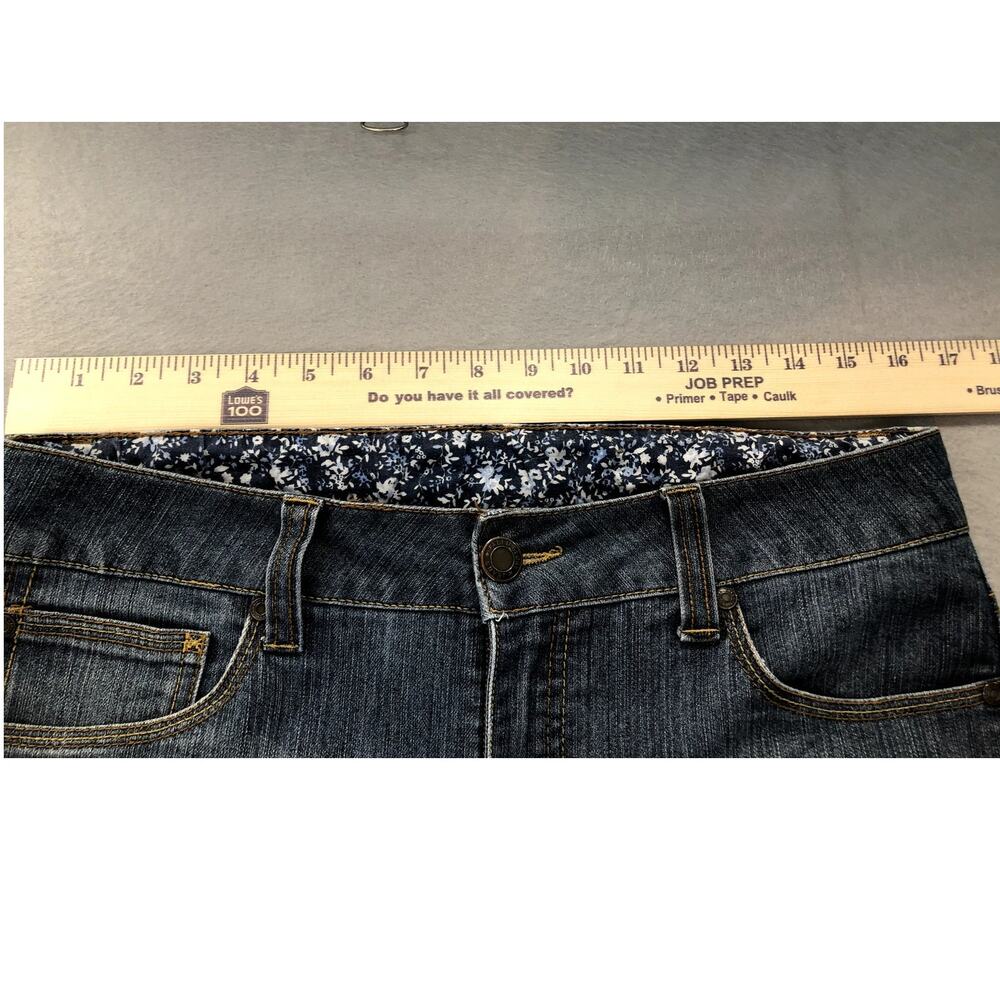 Faded Glory Womens Cropped Stretch Jeans  Size 8 - Picture 5 of 11